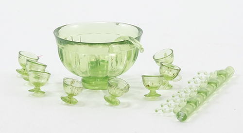 Dollhouse Miniature Punch Set, Green